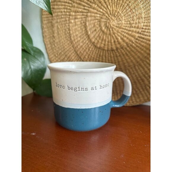 Belle Maison love begins at home coffee mug - Picture 1 of 8